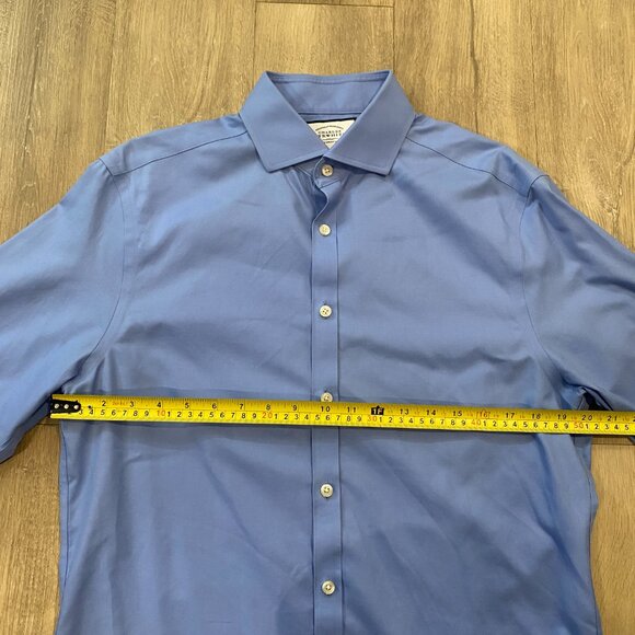 Charles Tyrwhitt Non-Iron Twill Dress Shirt Extra Slim Fit (16/33 inches) - Picture 8 of 8